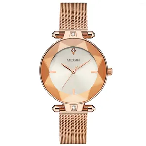 Wristwatches High Quality Luxury Watch Women Rhinestone Fashion Wristwatch Female Casual Ladies Watches Bracelet Set Clock