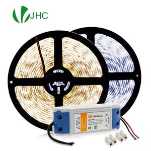 Strip 5630 Warm White White Cold White 5M 300LEDs Fexible Lights Waterproof Nn Neon Tape DC12V Power Driver LED Strips273k