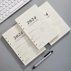 Notebook REFILLs Daily Weekly Monthly Planner Journal Schema Agenda Organiser Effektivitet Notepad Korean Stationery Office 240127