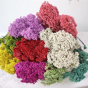 Flores decorativas flor de arroz seco eternelle painço diy decoração de festa em casa arranjo de casamento seco natural peças centrais decoração