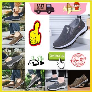 Scarpe casual firmate con plateau per donne anziane di mezza età uomo Camminata veloce Ricami autunnali Comode scarpe da ginnastica da lavoro con suola morbida antiscivolo