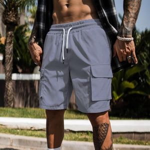 LL Men Yoga Sports Kort snabba torra shorts med dragkedja Ficka Mobiltelefon Casual Running Gym Jogger Pant Train7 DK-098