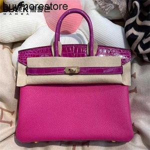 Designer bolsa 7a handswen couro genuíno preto toque rosa vermelho luxo goldvlnpg2j4biq3v740