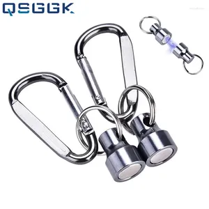 Hooks Multipurpose Strong Magnetic N53 Rare Earth Magnet Pair Suction Buckle For Fishing Gear Slip Rope Gloves Accessory
