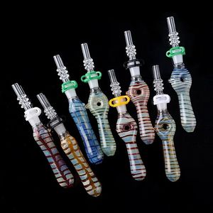 10mmクォーツのチップを備えたフッカーガラスNCキットKeck Clip Hookahs Glass Reclaiderネクターコレクター喫煙用のネクターコレクター