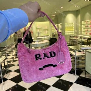 Winter Umhängetaschen Frauen Designer Teddy Hobo P Totes Mode Fuzzy Handtaschen Geldbörsen Downy Girls Clutch Tote Flauschige Handtasche Hobos 258e