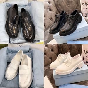 2024 Loafers Women Dress Shoes Designer Casual Shoe Men Platform Sneakers Leather Oxford Flats Shoe Högkvalitativ EU35-46 NO517