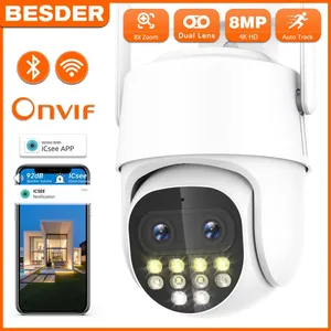 Ultra HD PTZ WiFi Camera AI Person/Animal/fordonsdetektering CCTV Hemövervakning IP Outdoor P2P för ICSEE