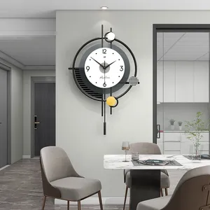 Orologi da parete Orologio moderno Creativo artistico per soggiorno Quarzo silenzioso decorativo
