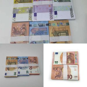 Partyzubehör Filmgeld Banknote 5 10 20 50 Dollar Euro Realistische Spielzeugbar Requisiten Kopie Währung Faux-Billets 100 Stück/Packung Hohe Qualität8ZKNOFC7