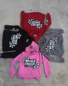 Americano streetwear colorido carta impressão oversized hoodie masculino y2k marca de moda rua casual pulôver moletom masculino 240131