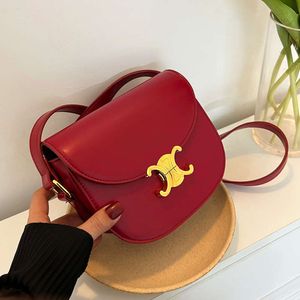 Triumfal Arch Saddle Nowa zaawansowana moda zamka tofu Small Square One ramię Crossbody Bag 2024 Design Fashion 78% zniżki na sklep hurtowy