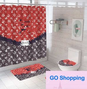 Top Shower Curtain Set Water-Repellent Cloth Bathroom Partition Curtain Shower Wet and Dry Special Goods