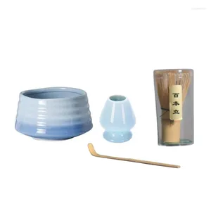 Set di stoviglie Tè Matcha giapponese Accessori Kung Fu in ceramica Strumenti per la casa Regali per appassionati di cultura e cerimonie