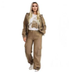 Designer Women Tracksuits Luxury Long Sleeve coat hoody frock pockets Jackets Pants Leggings 2 Piece Set Outfits Sweatsuit trousers