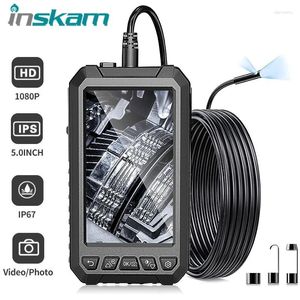 5.0 -calowy ekran IPS Przemysłowy Endoskop 8 mm HD1080P Kanałowe Kontrola Borescope 8 LED Waterproof