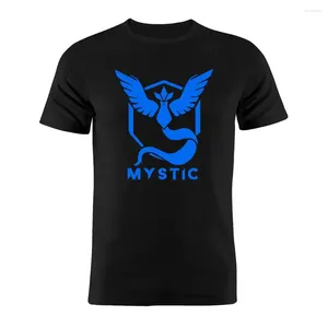 Herr t -skjortor ren bomull unisex män kvinnor skjorta team mystiska konstverk tee