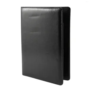 Bowls A5 Document Bag File Folder Clipboard Business Office Financial School Supplies (Black)