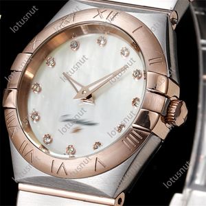 Armbanduhren V2 Uhren hochwertige Herrenuhr (O-a) Design Quarzwerk Fritillaria Zifferblatt Diamant 316L Stahl Konstellation Luxus-Stil Modeuhr