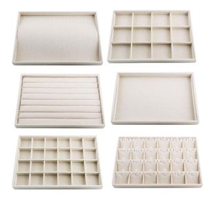 LINEN SMEYCH ARGANISER TRAYS STAPLABLE NACKLABE RING SHOWCASE JEYCHERY DISPLAGE STALTER TRAY PORTABLE smycken TRAY STAND MX2252G