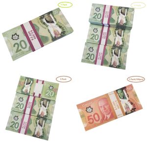 Bütün oyunlar para prop kopyası Kanada Dolar CAD banknotları kağıt sahte Euro Film Props309N266S07ZUMY4S