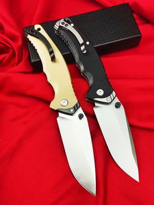 Specialerbjudande H8243 Fold Knife 8CR13MOV Satin Drop Point Blade G10 Handle Outdoor Camping Vandring Survival Tactical Folder Knives EDC Tools