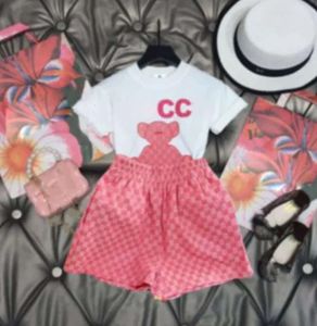 Fashion New Summer Clothing Sets Designer Brand Cotton Short Sleeves Clothes Suits Tops Pants Baby Toddler Boy Kids Children Girl Outfits two-piece