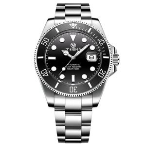 Мужские часы Автоматические механические часы 40 мм Сапфировые наручные часы для плавания Модные современные наручные часы Montre De Luxe Подарки для мужчин287y