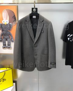 Casaco de lã de marca de luxo masculino casaco de lã cashmere jaqueta terno quente casaco à prova de vento calouro moda comprimento médio trench coat interior para baixo colete removível