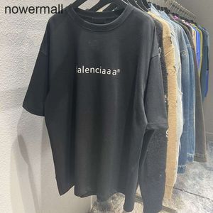 letter balencaigaly for balencigaly tourism Paris tees Fashion Fashion Brand Designer and Mens Print TShirts stamp Famous Sports designer Tees men cotton wom