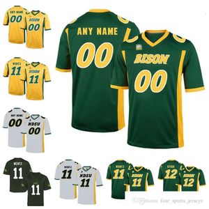 NCAA NDSU Bison College Football Jerseys 10 Lance Dunn Jersey Dimitri Williams Adam Cofield Ty Brooks North Dakota State Jerseys Personalizado S 44