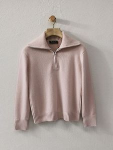 SWEAT KOMENSOWY Zima Loro retro lapel pół-zniszczona SWEATER SWEATER LUSKA PIANA