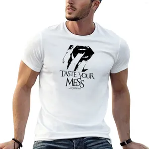 Men's Polos ?_hydrus Taste Your Mess-B T-shirt Hippie Clothes Summer Tops Edition Blouse Mens T Shirt