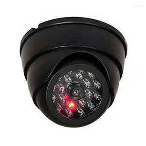 Telecamera di sicurezza falsa lampeggiante luce LED rossa sorveglianza domestica interna esterna CCTV simulazione IR falsa