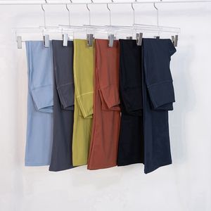 Pantaloni da yoga svasati Leggings da palestra per donna Pantaloni larghi super elasticizzati a vita alta Pantaloni svasati fitness Allenamento Corsa Abbigliamento sportivo lululemonpants