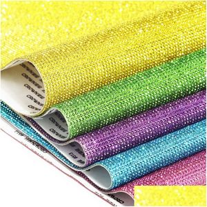 Perline 11 colori fai da te circa 10.000 pezzi adesivi con strass di cristallo Bling adesivi con gemme scintillanti autoadesive per auto presente Deco Dh2Kr