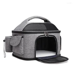 Dog Carrier Large Cat Bag Go Out To Carry Two Cats Large-capacity One-shoulder Portable Folding Breathable