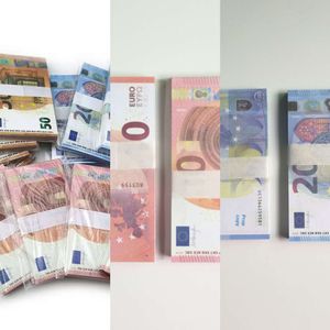 Party Supplies Movie Money Banknote 5 10 20 50 Dollar Euros Realistic Toy Bar Props Copy Currency Faux-billets 100 PCS Pack224FPZW90AP7