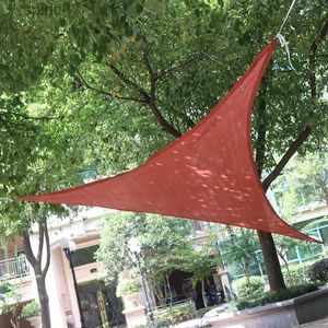 Shade 3x3x3m Triangular Sunshade Sail Home Garden Patio Pool Sun Shelter Shading Cloth Waterproof Awning Camping Picnic Tent 16 Colors YQ240131