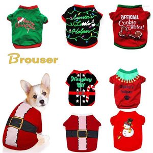 Vestuário de cão roupas de natal ano animais de estimação cães roupas para pequeno traje médio chihuahua pet camisa quente yorkshire