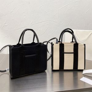 Designer Canvas handbag Patchwork shopping bags girls small Tote women shoulder crossbody bag with long strap157P