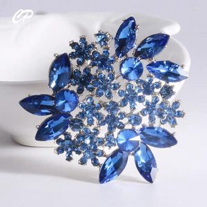 Brooches Minimalist Temperament Colorful Rhinestone Alloy Brooch Floral Fashion Corsage Women's Clothing Accessories Sweater Shawl Buckle