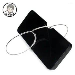 Sunglasses Foam Nose Reading Glasses Men With Case Women Pads Clips Mini Magnifying Portable