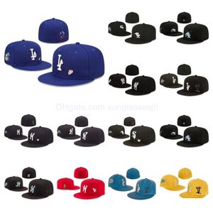 Cappellini da baseball Cappelli aderenti all'ingrosso Designer Baseball Unisex Classici Cappello snapback Cotone Ricamo Cappellino Hip Hop Uomo Street Outdoor Dhkhx