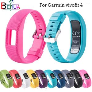 Uhrenarmbänder Silikon-Sportarmband für Garmin Vivofit 4 Ersatz L/S-Größe Bequeme Armbandqualität