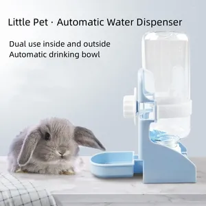 Other Bird Supplies 500ML Pet Parrots Birds Drinker Cat Dog Cage Hanging Water Dispenser For Pigeon Rabbit Small Pets Feeder Bowl