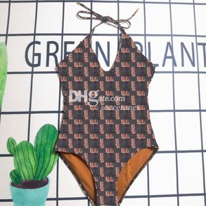 Sexy halter bikini push up maiôs de luxo geométrico impresso banho acolchoado contraste cor fatos de banho designer