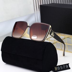 2024 Modedesigner-Sonnenbrille Hochwertige Sonnenbrille Damen 0579 Herrenbrille Damen Sonnenbrille UV400-Linse Unisex mit Box Outdoor-Sonnenbrille Sport-Sonnenbrille