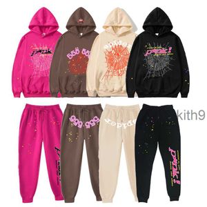 Spider Tracksuit 555 SP5DER MAN MOUNT BLUGIND 555555 Designer bluza dwuczęściowa z damską bluzą Spider Pająki Rozmiar S M L XL XXL XZCA