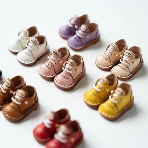 OB22 OB24 Cowhide Candy Fashion ShoesかわいいBlyth Doll Mary Janeカジュアルのためのカジュアル240129